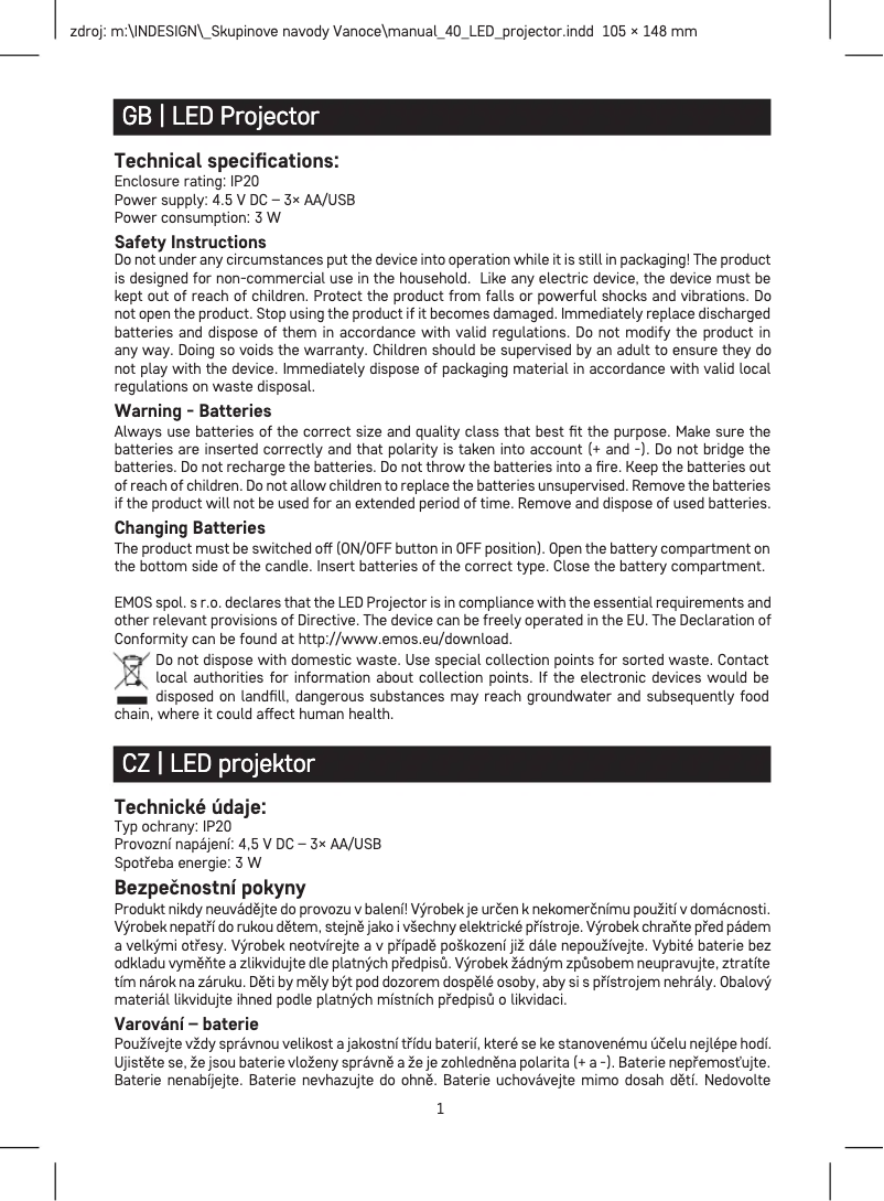 Image de la première page du manuel de l'appareil DCPW06