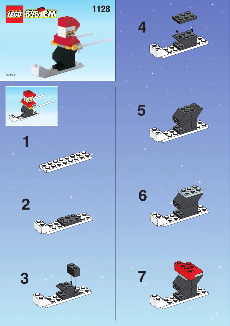 Page 1 de la notice Manuel utilisateur Lego SKIING SANTA