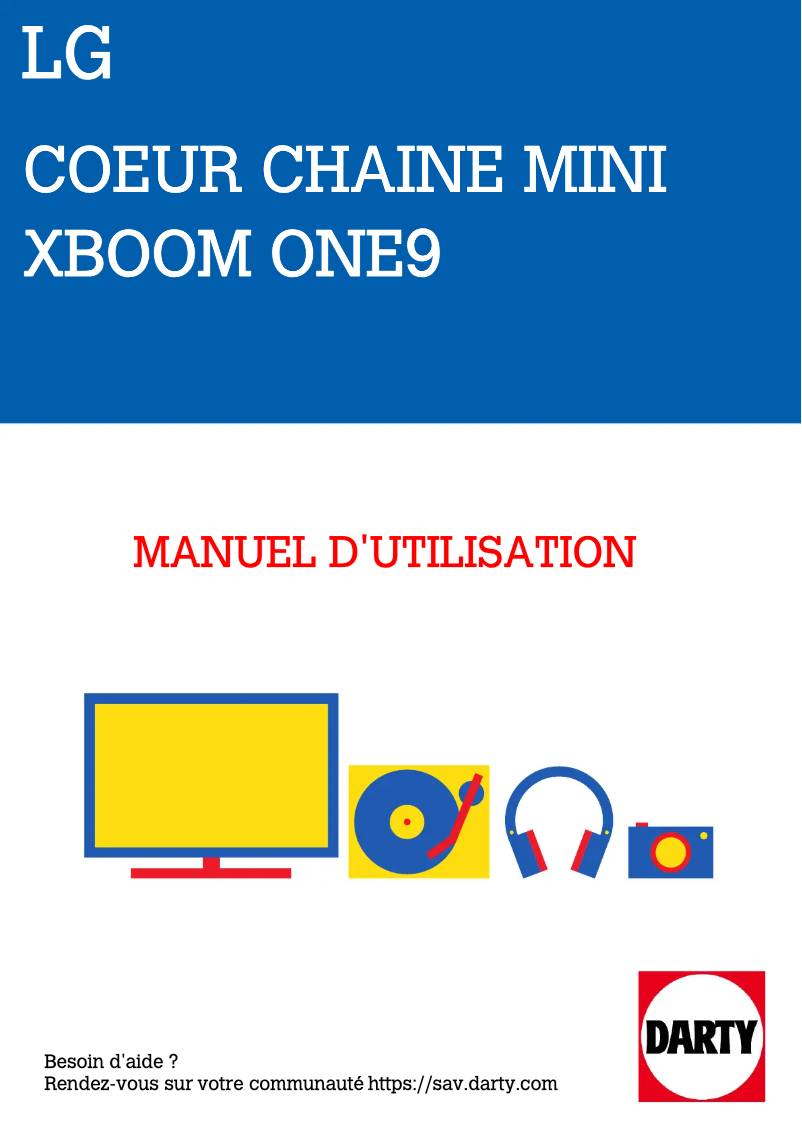 Page 1 de la notice Manuel utilisateur LG ON9