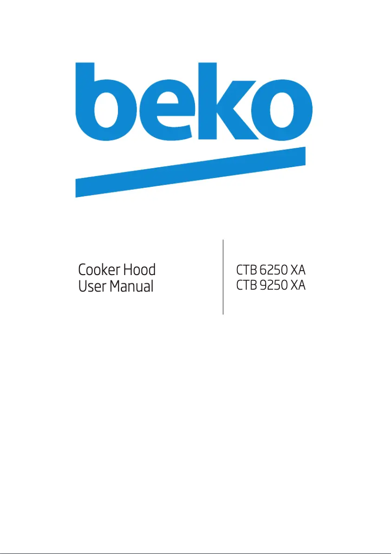 Page 1 de la notice Manuel utilisateur Beko CTB 6250 XA