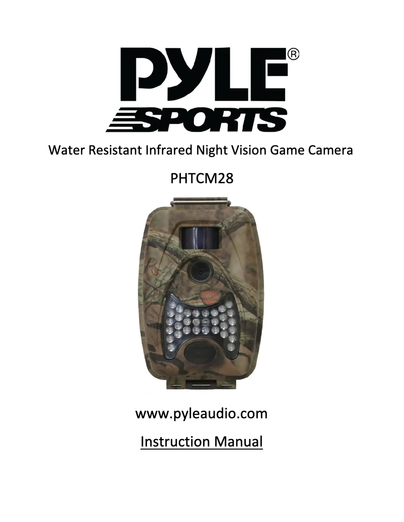 Image de la première page du manuel de l'appareil PHTCM28