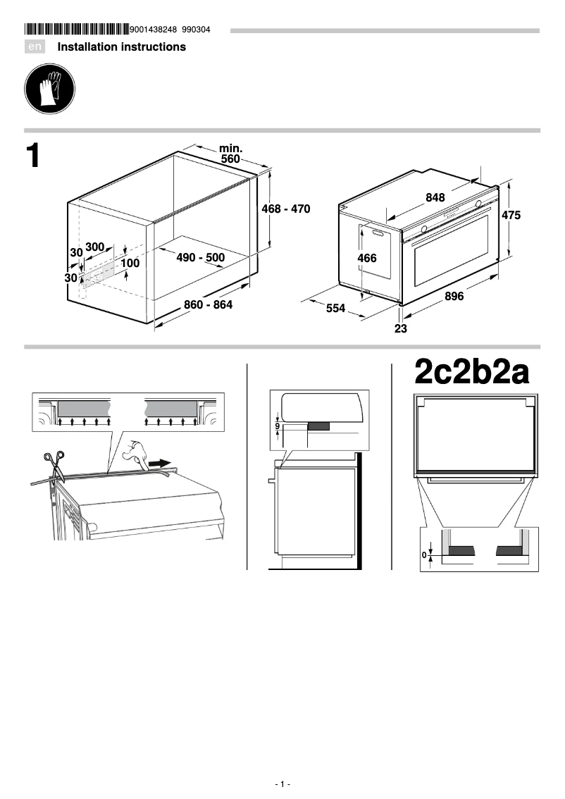 Page 1 de la notice Guide d'installation Bosch VBC011BR0M