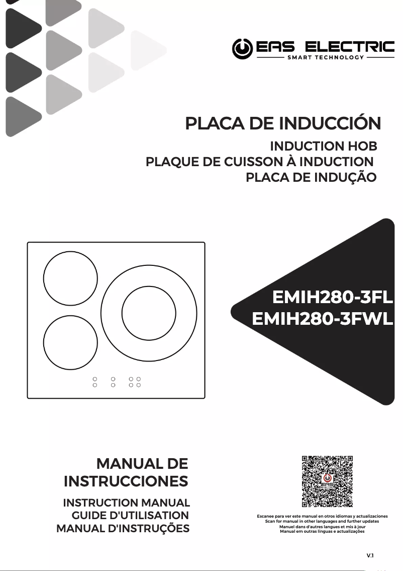 Page n°1 - Manuel utilisateur EAS Electric EMIH280-3FWL