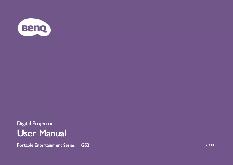 Image de la première page du manuel de l'appareil GS2