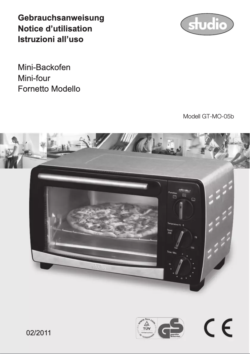 Image de la première page du manuel de l'appareil GT-MO-05B