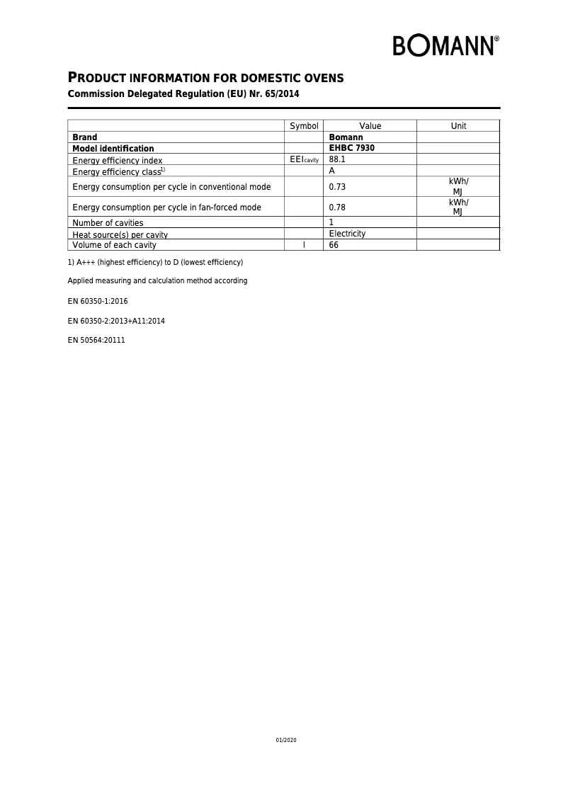 Image de la première page du manuel de l'appareil EHBC 7930