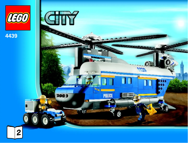 Page n°1 - Manuel utilisateur Lego City 4439