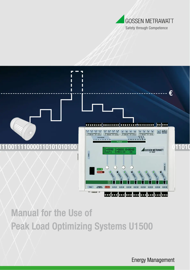 Page 1 de la notice Manuel utilisateur Gossen Metrawatt U1500
