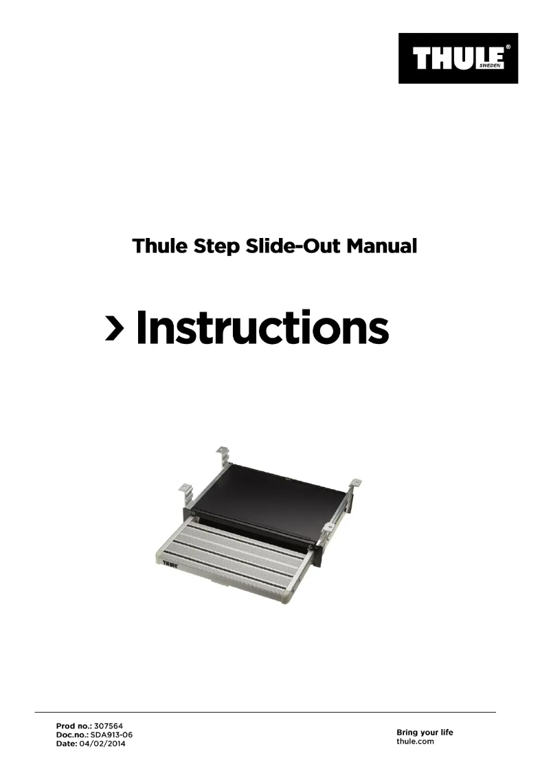 Page 1 de la notice Manuel utilisateur Thule Step Slide-Out