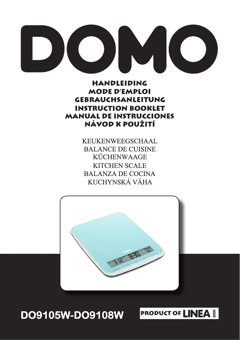 Page 1 de la notice Manuel utilisateur Domo DO9107W