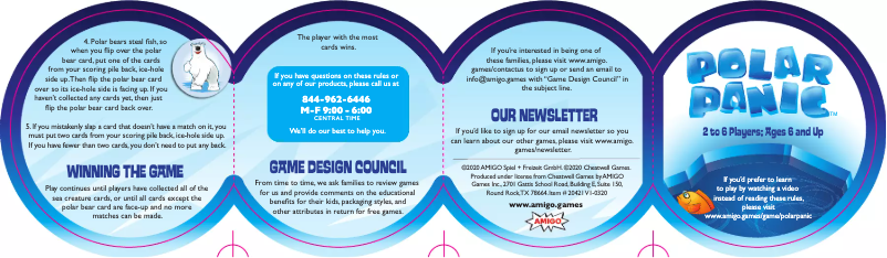 Image de la première page du manuel de l'appareil Polar Panic