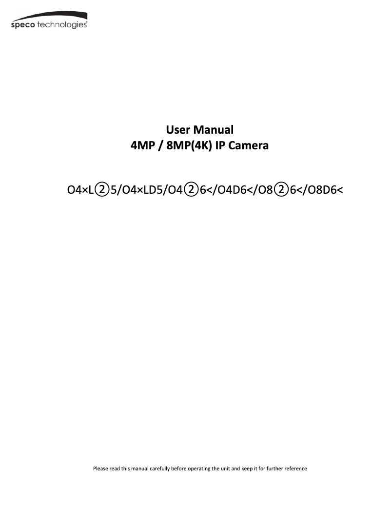 Image de la première page du manuel de l'appareil O4VLD5