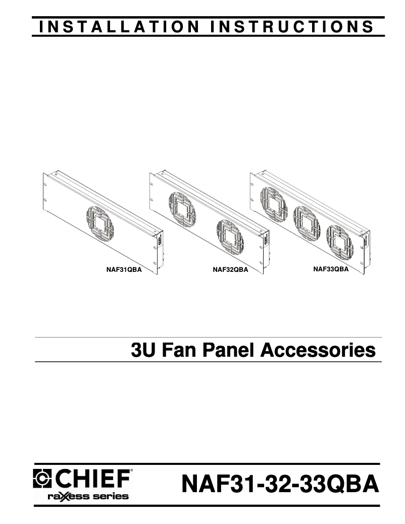 Image de la première page du manuel de l'appareil NAF33QBA