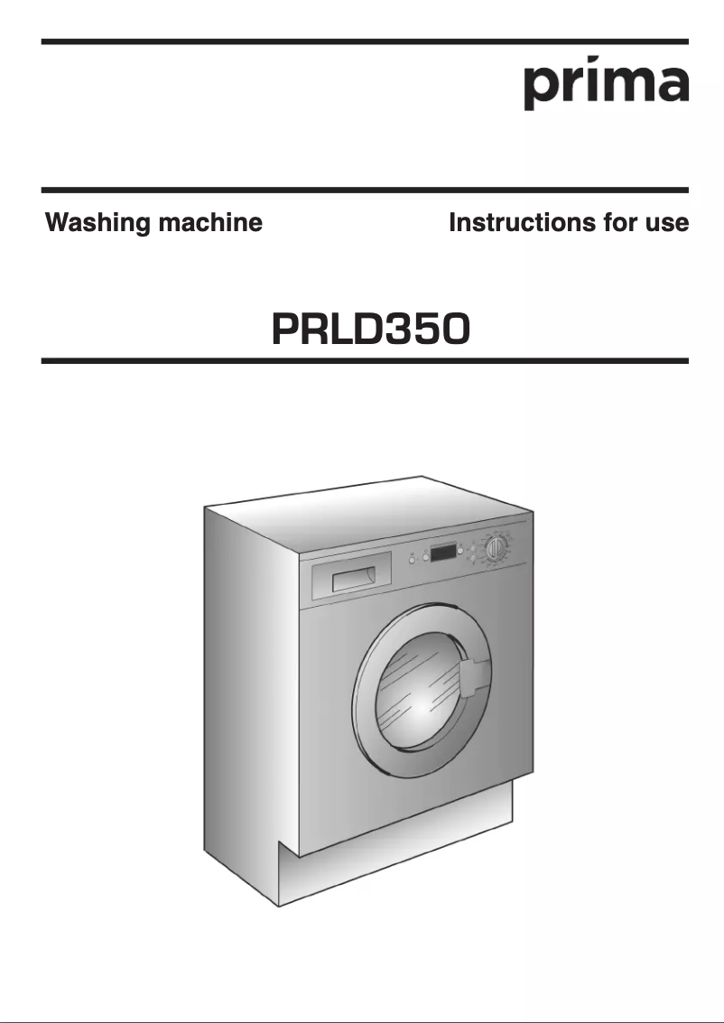 Image de la première page du manuel de l'appareil PRLD 350