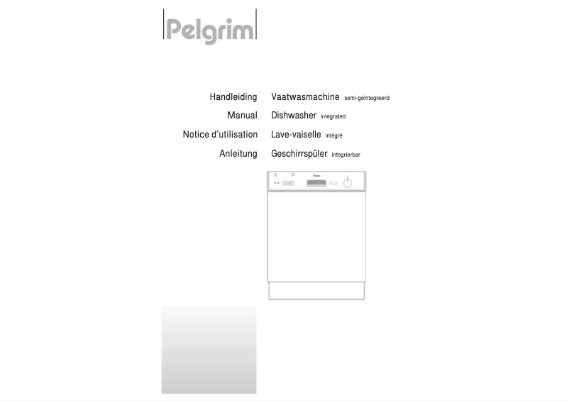 Page 1 of the manual User Manual Pelgrim GVW820RVS