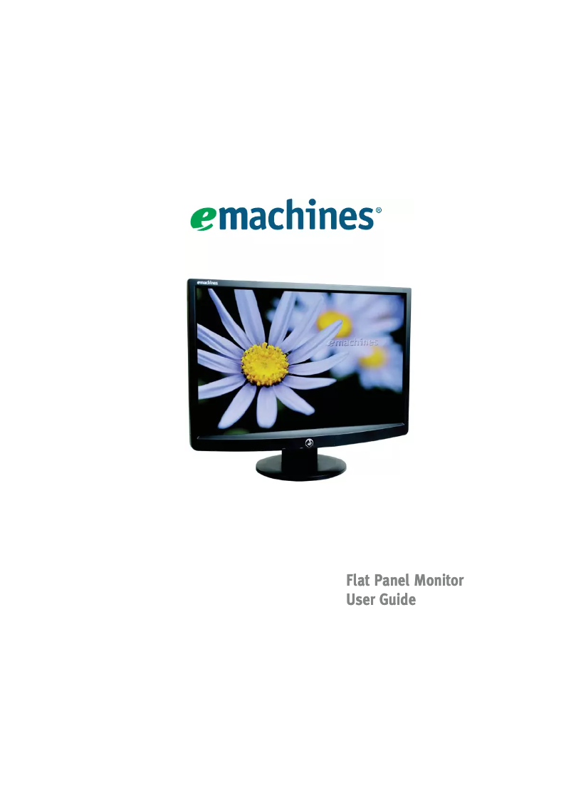 Page n°1 - Manuel utilisateur eMachines E221HQ