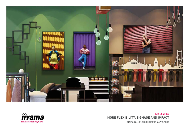 Image de la première page du manuel de l'appareil ProLite LH5054UHS