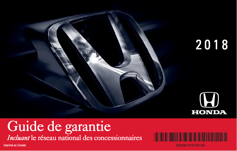 Página 1 del manual Manual de uso y mantenimiento Honda Civic Coupe (2018)