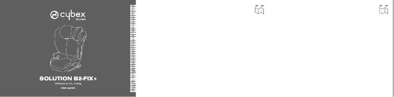 Page 1 de la notice Manuel utilisateur Cybex Solution B2-Fix +
