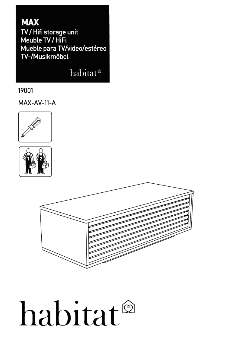 Page 1 de la notice Manuel utilisateur Habitat Max