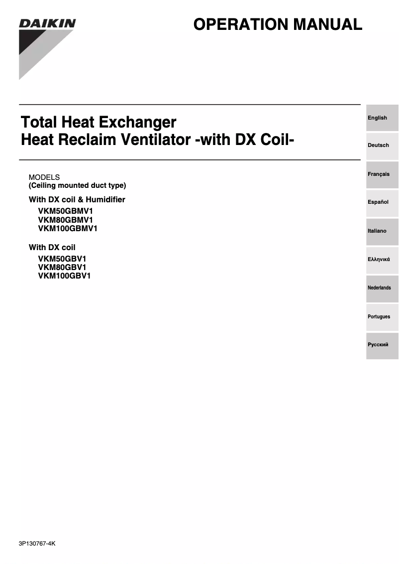 Image de la première page du manuel de l'appareil VKM80GBMV1