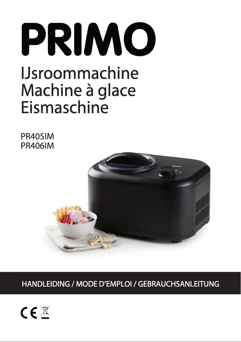 Image de la première page du manuel de l'appareil PR405IM