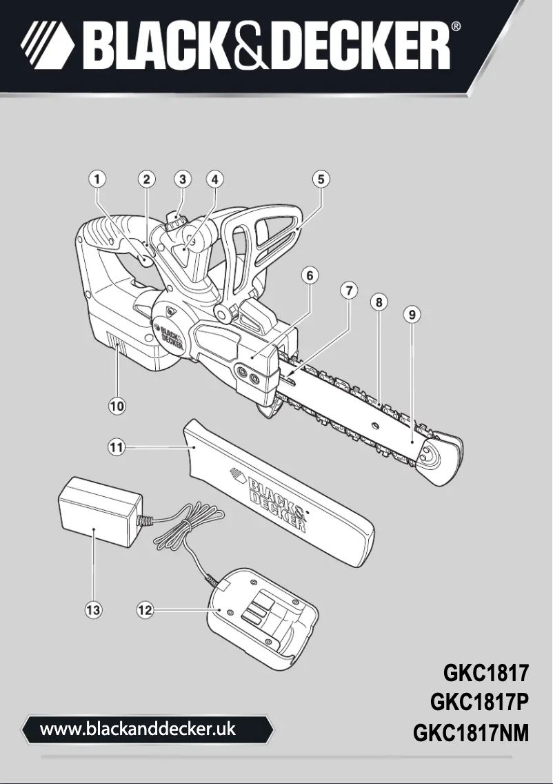 Page n°1 - Manuel utilisateur Black & Decker GKC1817