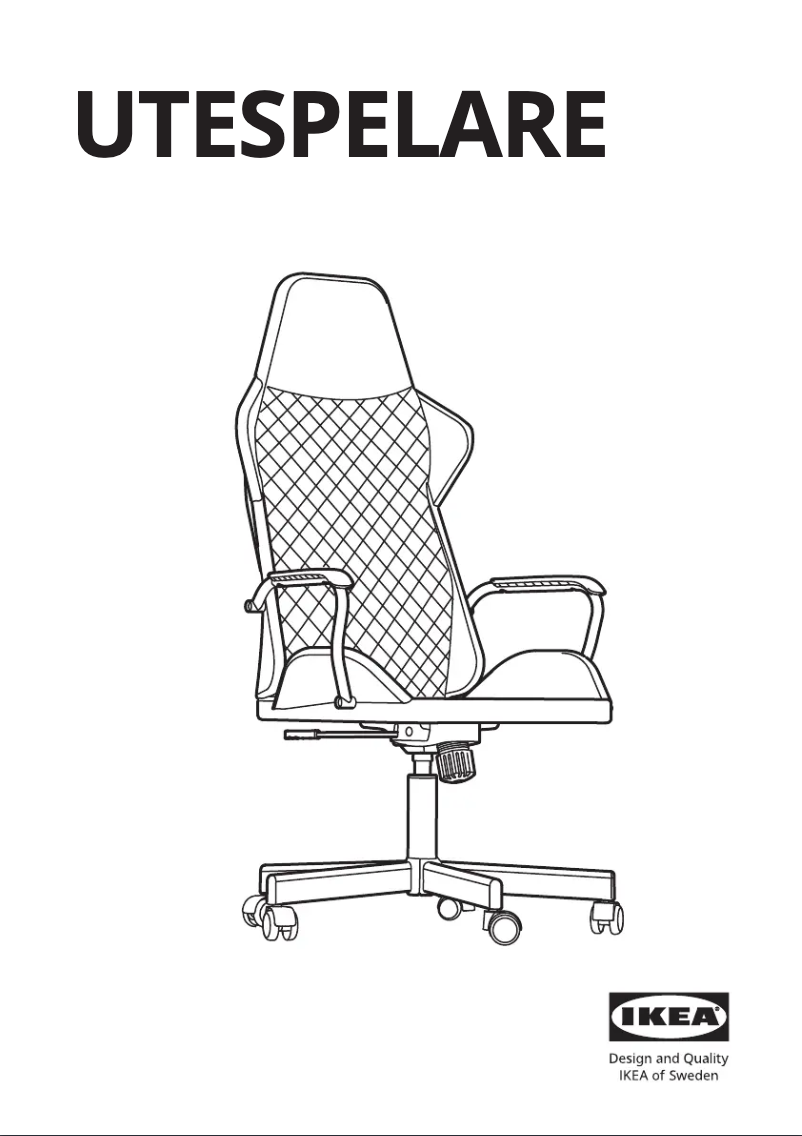 Imagen de la primera página del manual del dispositivo UTESPELARE 105.076.21