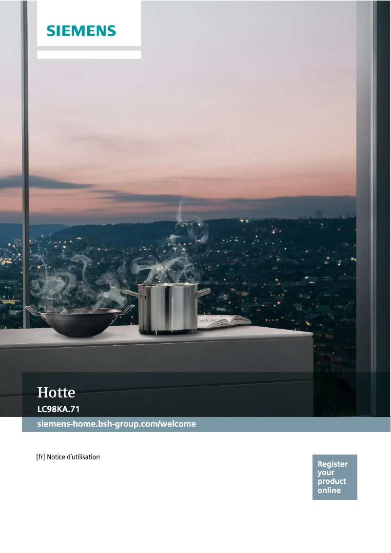 Page n°1 - Manuel utilisateur Siemens LC98KA271