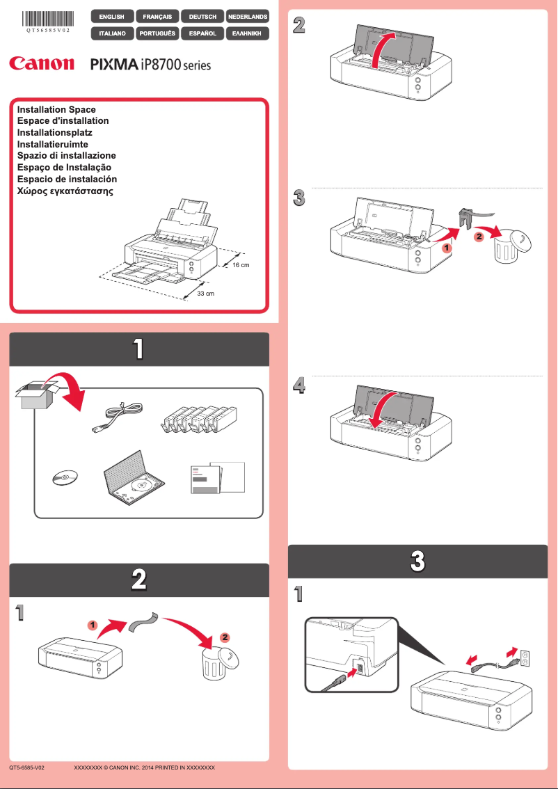Page n°1 - Manuel utilisateur Canon PIXMA iP8710