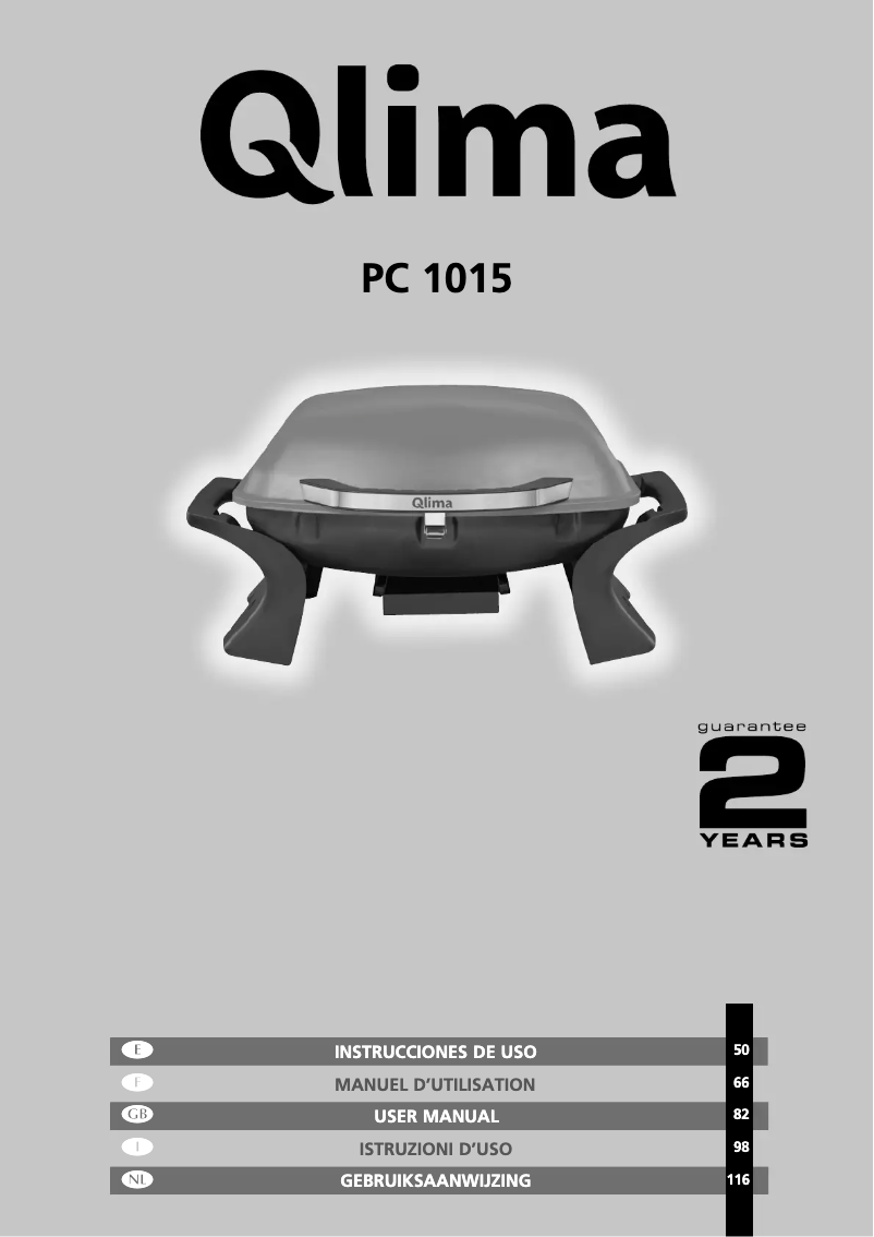 Image de la première page du manuel de l'appareil PC 1015