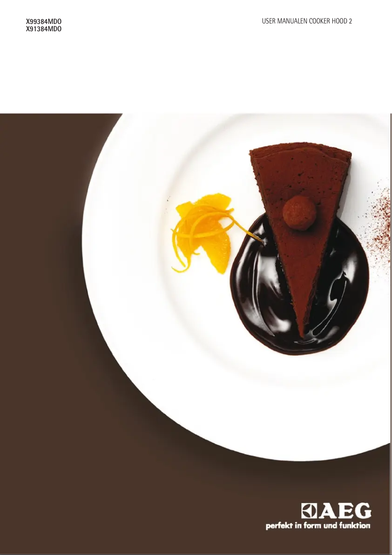 Page 1 de la notice Manuel utilisateur AEG X91384MD0