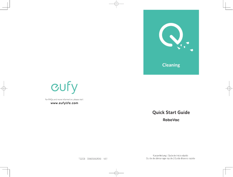 Imagen de la primera página del manual del dispositivo RoboVac G30 Hybrid