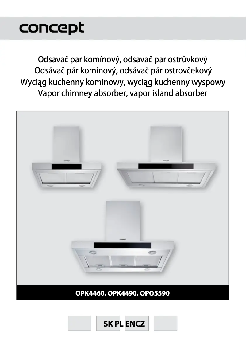 Image de la première page du manuel de l'appareil OPK-4490