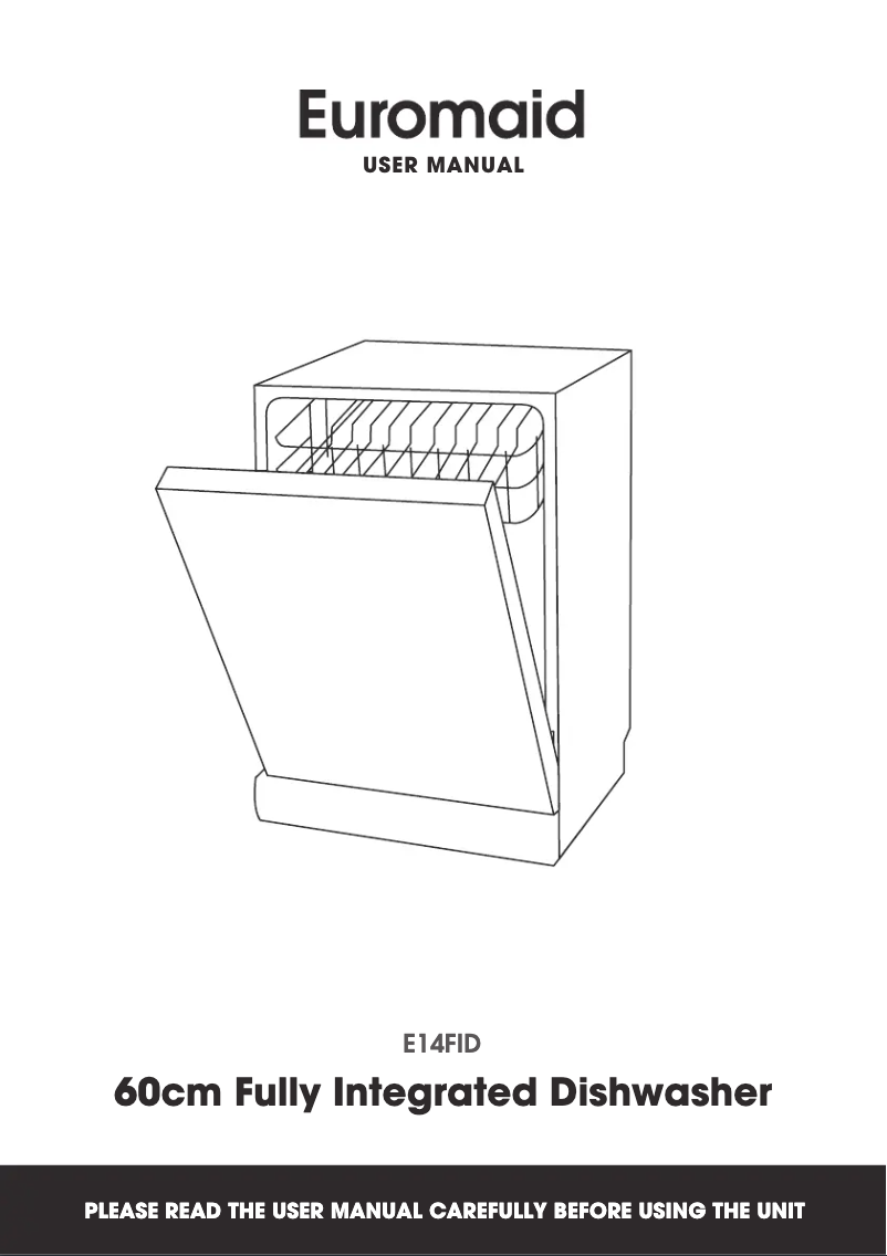 Image de la première page du manuel de l'appareil E14FID