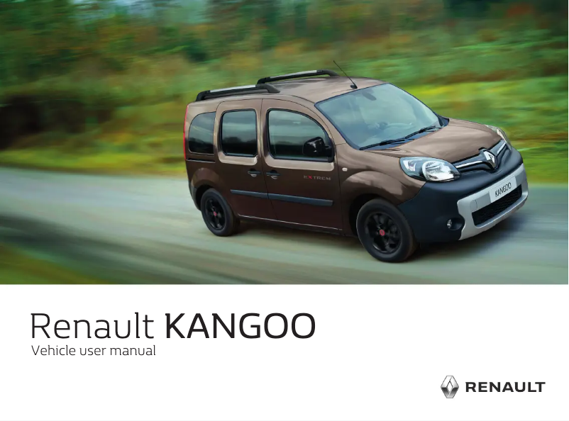 Page 1 de la notice Manuel utilisateur Renault Kangoo (2022)