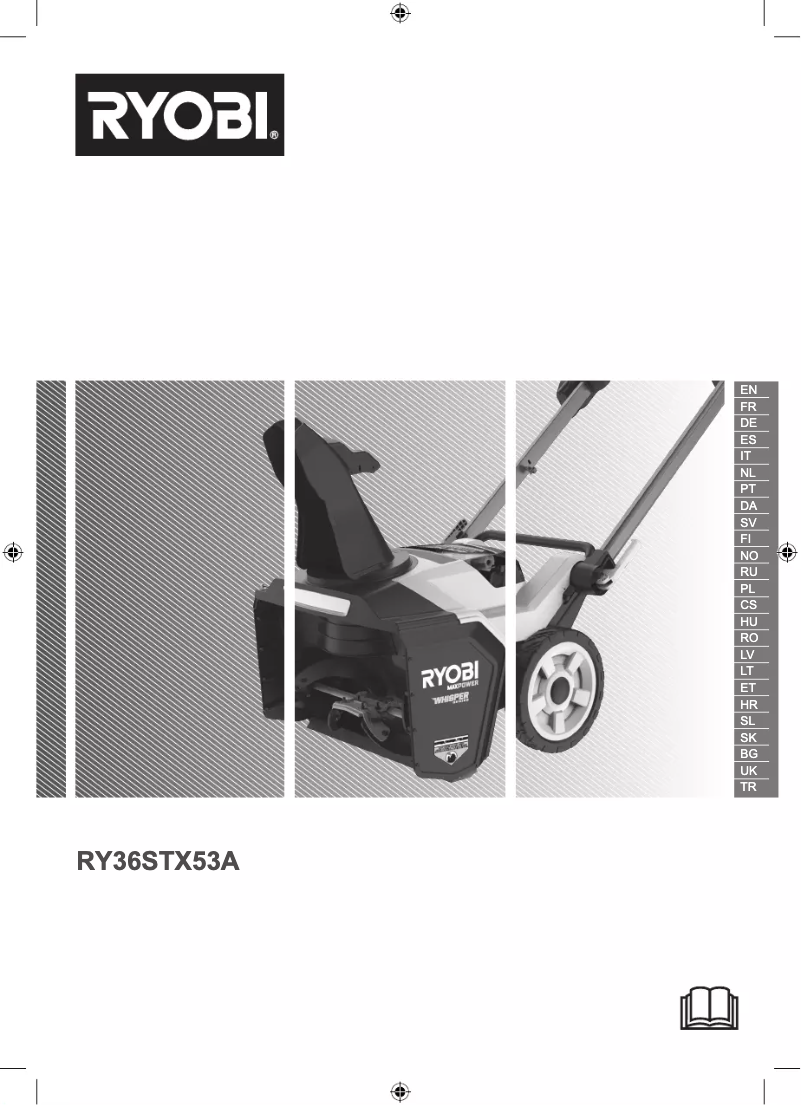 Page n°1 - Manuel utilisateur RYOBI RY36STX53A