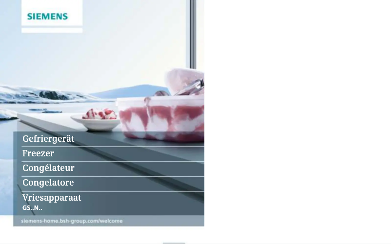 Image de la première page du manuel de l'appareil iQ500 GS54NAW45