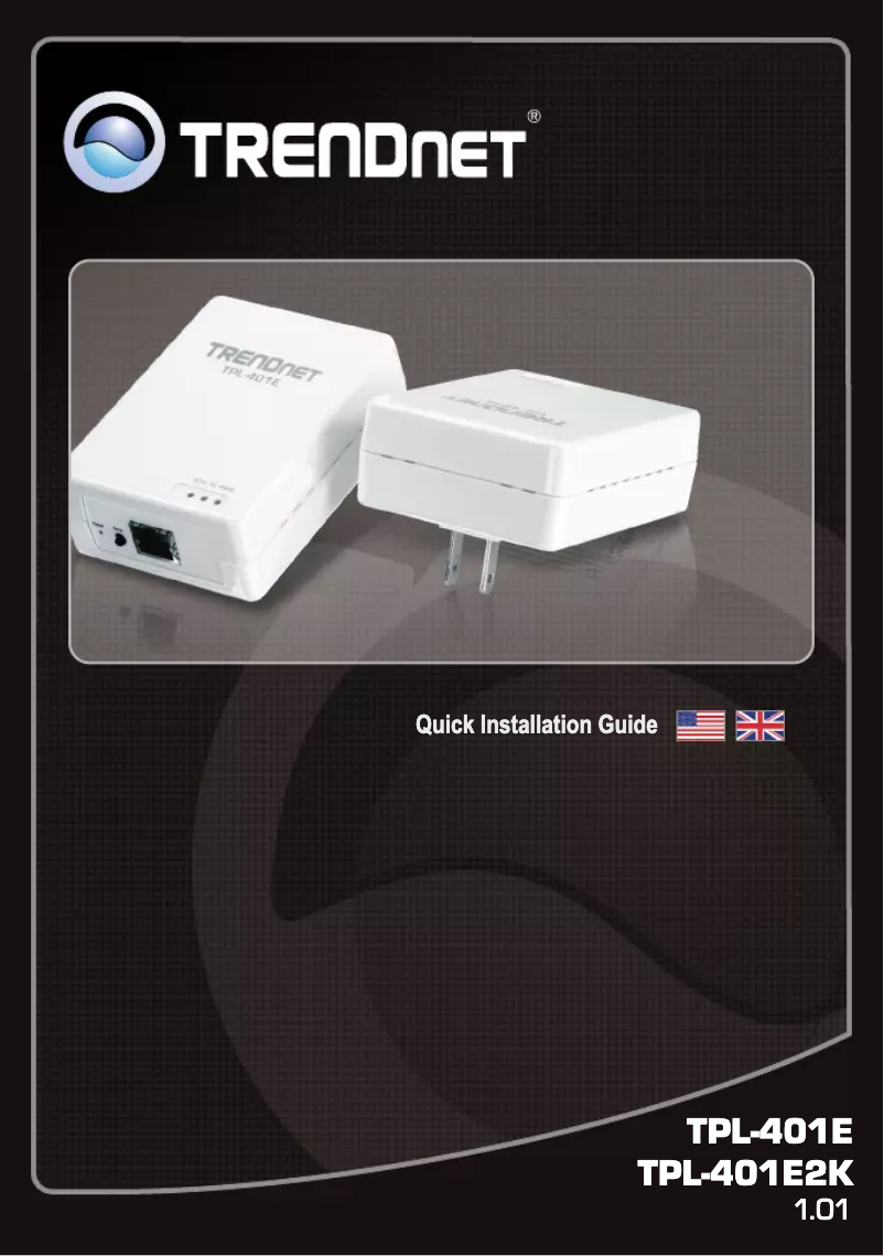 Page n°1 - Manuel utilisateur TRENDnet TPL-401E2K