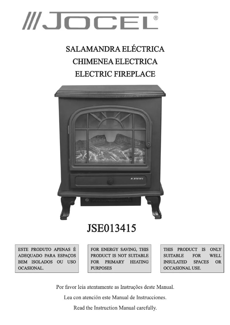 Page 1 de la notice Manuel utilisateur Jocel JSE013415