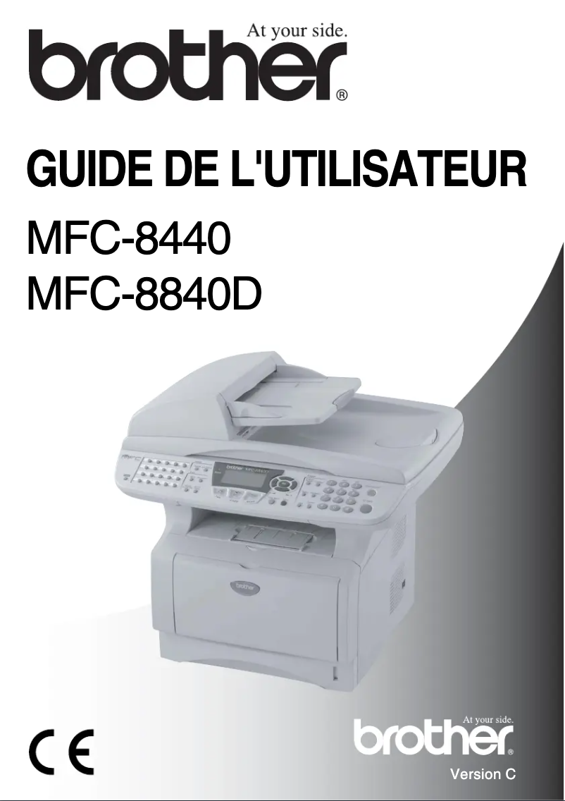 Page n°1 - Manuel utilisateur Brother MFC-8840D