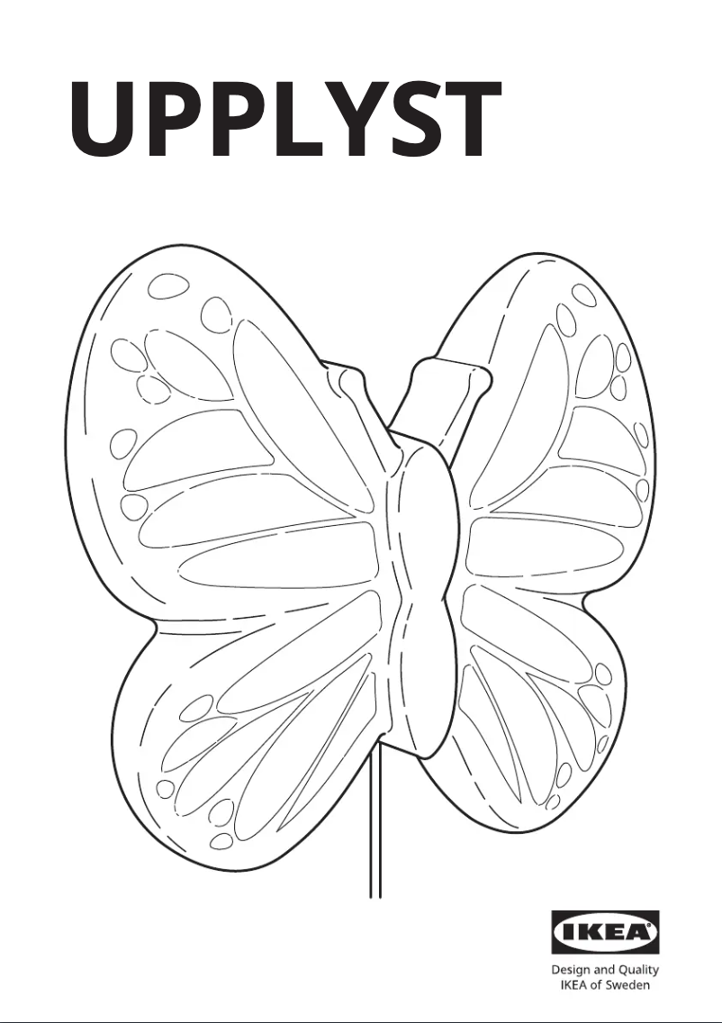 Page 1 de la notice Manuel utilisateur Ikea UPPLYST 304.407.95