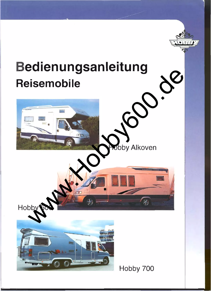 Página 1 del manual Manual de usuario Hobby Alkoven