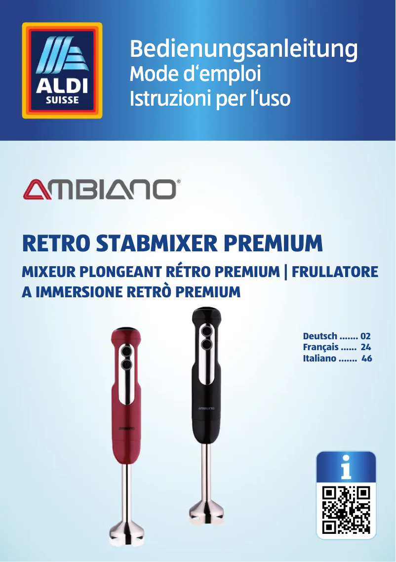 Image de la première page du manuel de l'appareil GT-MF-03