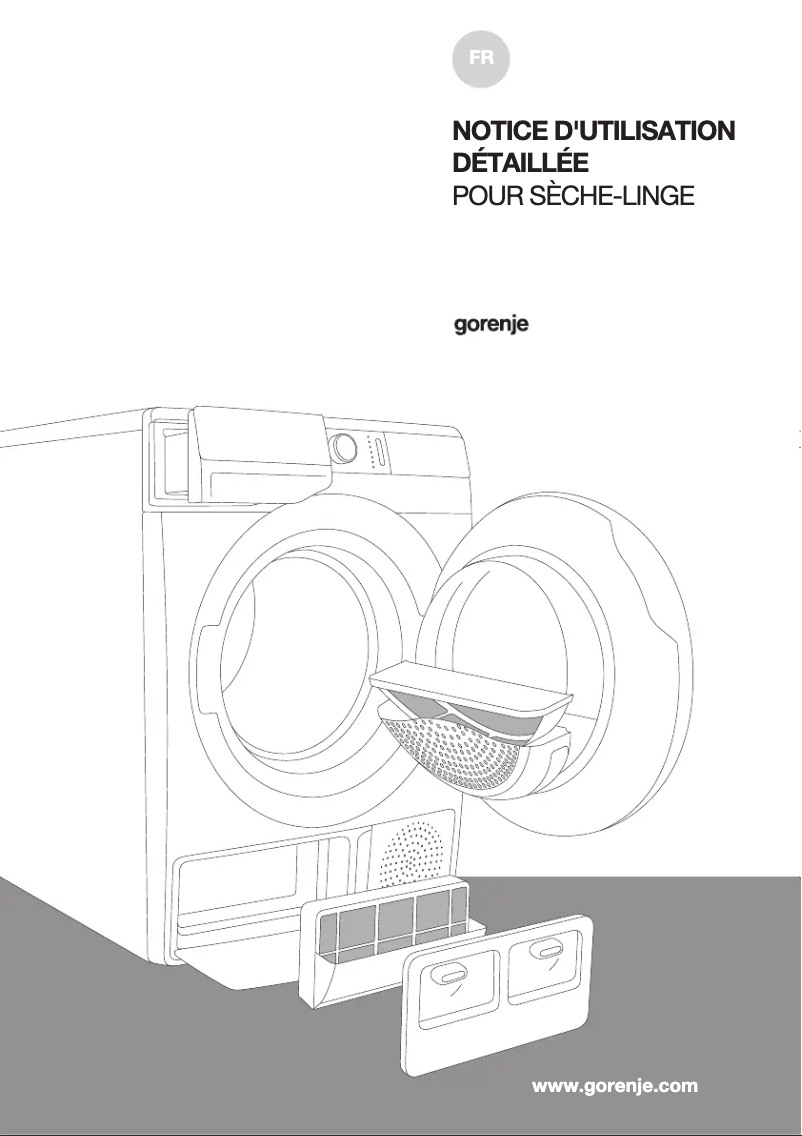 Page 1 de la notice Manuel utilisateur Gorenje DS92ILS
