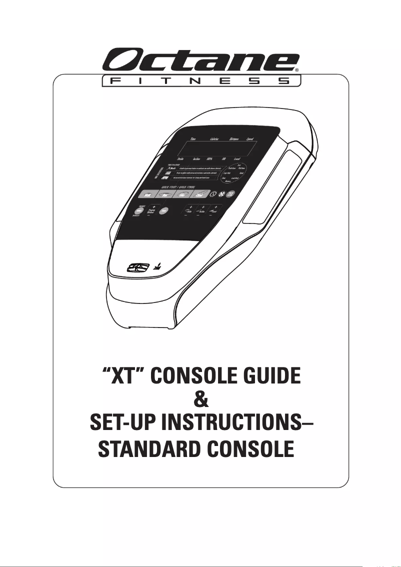 Image de la première page du manuel de l'appareil XT3700