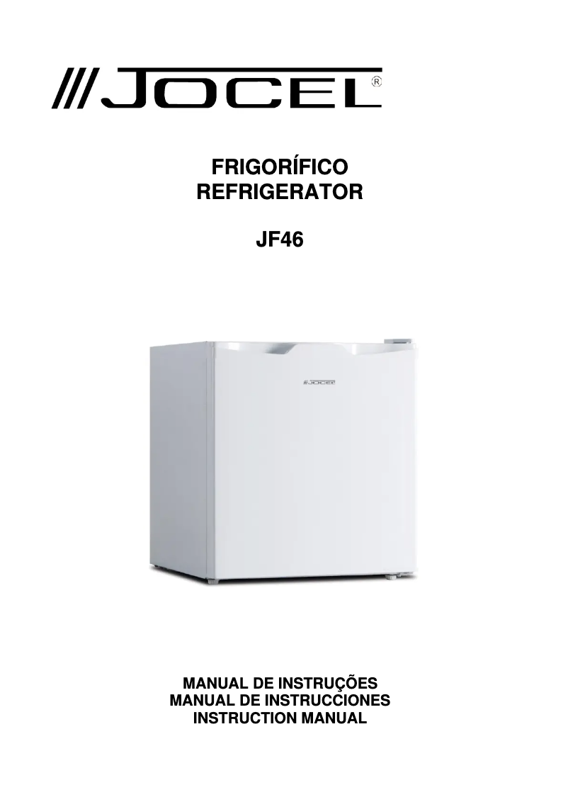 Page 1 de la notice Manuel utilisateur Jocel JF46