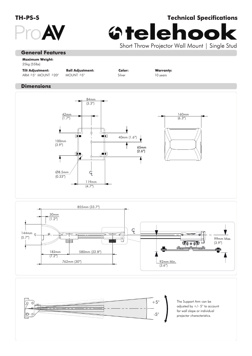 Página 1 del manual Manual de usuario Atdec TH-PS-S