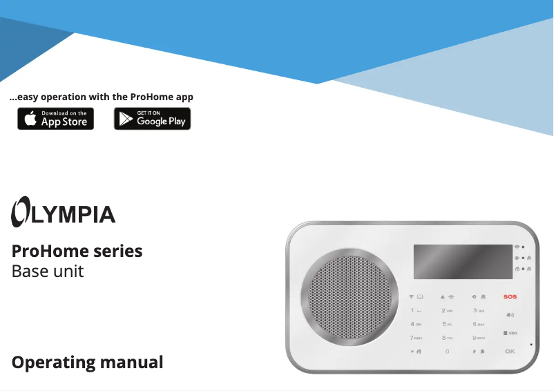 First page image of the manual for ProHome 8762