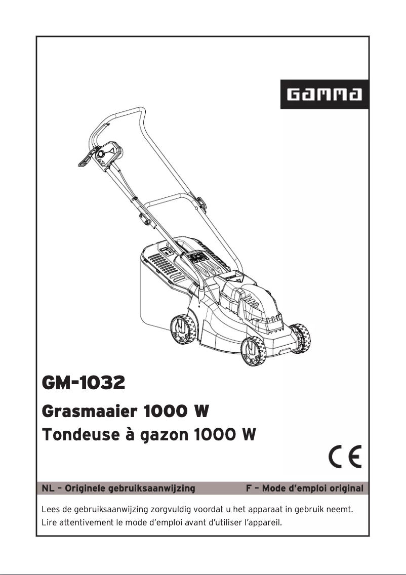 Image de la première page du manuel de l'appareil GM-1032
